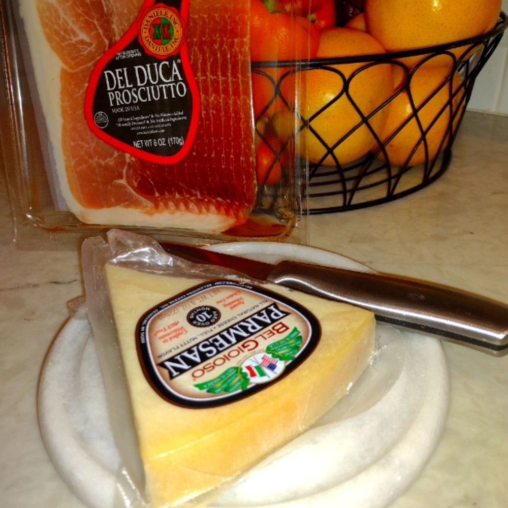 Marble Fruit and Cheese Serving Plate - Picture 3 of 9